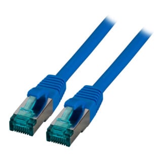 EFB-Elektronik Câble patch Cat.6A S/FTP RJ45 EC6000A 2m bleu