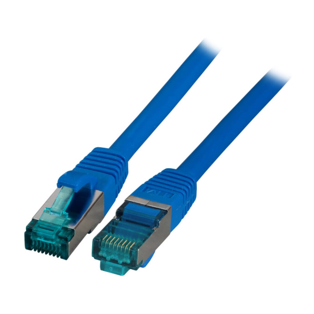 EFB-Elektronik Câble patch Cat.6A S/FTP RJ45 EC6000A 2m bleu