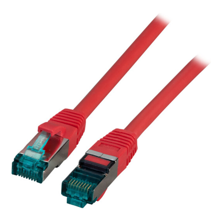 EFB-Elektronik Câble patch Cat.6A S/FTP RJ45 EC6000A 2m rouge