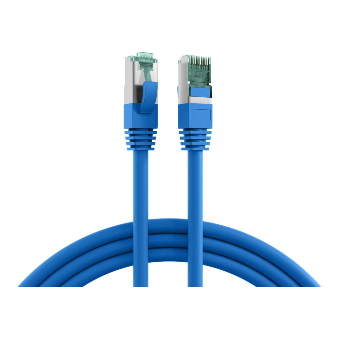 EFB-Elektronik Câble patch Cat.6A S/FTP RJ45 EC6000A 3m bleu