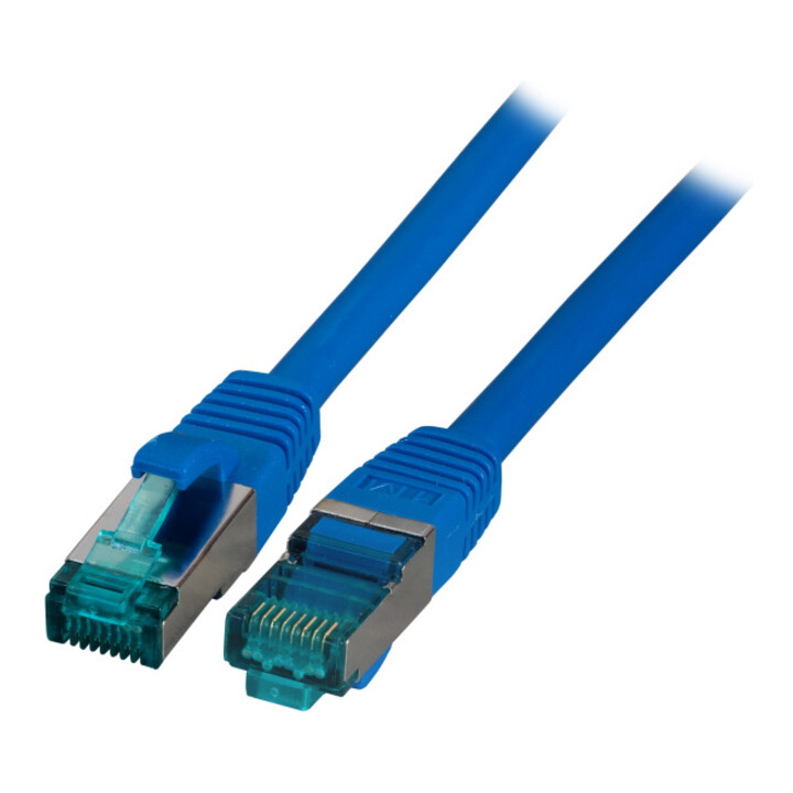 EFB-Elektronik Câble patch Cat.6A S/FTP RJ45 EC6000A 3m bleu