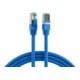 EFB-Elektronik Câble patch Cat.6A S/FTP RJ45 EC6000A 7,5 m bleu