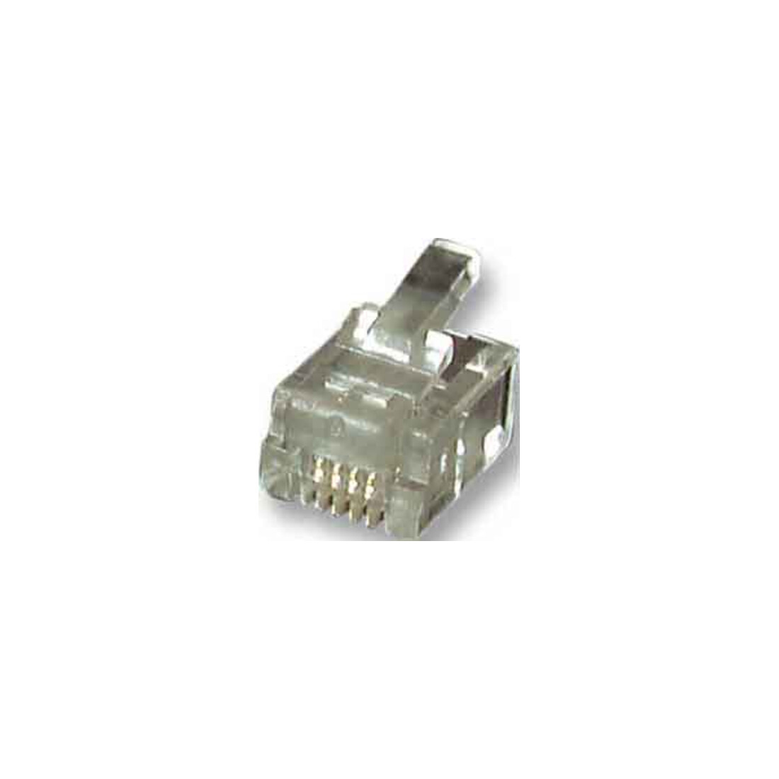 EFB-Elektronik Connecteur modulaire RJ12 pour câble ruban plat 37513.1-100 (100 pièces)