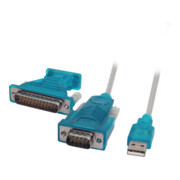 EFB-Elektronik Convertisseur USB2.0/RS232 A-St/DB9-St 1,8m EB853C-1