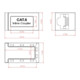 EFB-Elektronik Coupleur modulaire 1:1 RJ45 Cat.6 blindé 37489.1