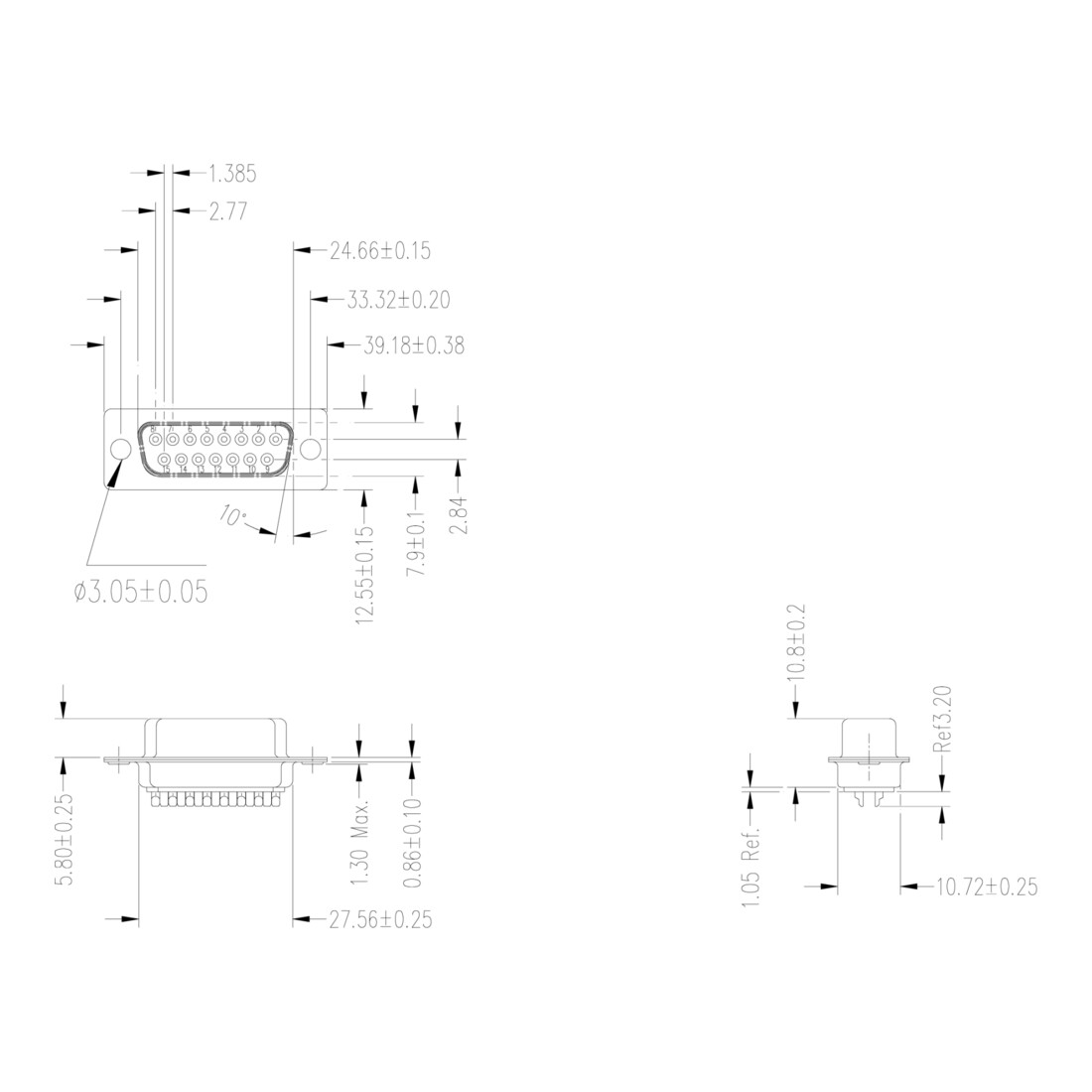 EFB-Elektronik D-Sub Buchse 15-pol. 28606.1