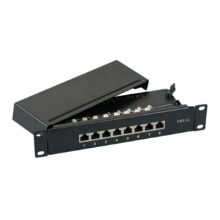 EFB-Elektronik Mini-panneau de brassage 8xRJ45S, Cat5e 1U 37735.8