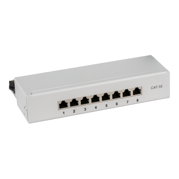 EFB-Elektronik Mini-panneau de brassage 8xRJ45S, Cat5e 1U 37735.8
