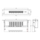 EFB-Elektronik Mini-Patch-Panel 8xRJ45S, Cat5e 1HE 37735.8