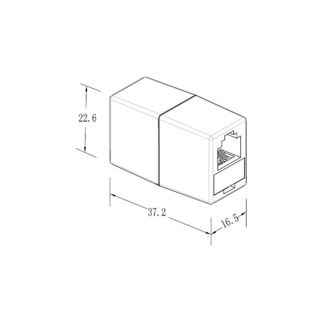 EFB-Elektronik Modular-Kupplung 1:1 geschaltet 37503.1