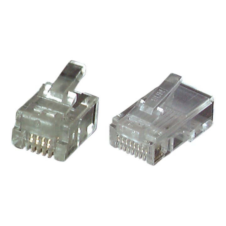 EFB-Elektronik Modular-Stecker RJ11 f.Flachbandkbl. 37511.1-100 (VE100)
