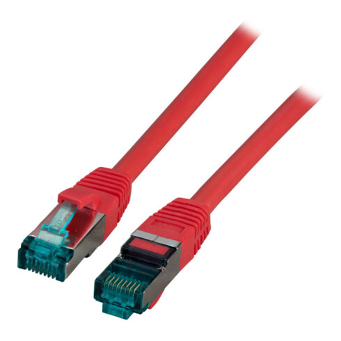 EFB-Elektronik Patchkabel Cat.6A S/FTP RJ45 EC6000A 0.25m rt