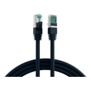 EFB-Elektronik Patchkabel Cat.6A S/FTP RJ45 EC6000A 0.25m sw-2