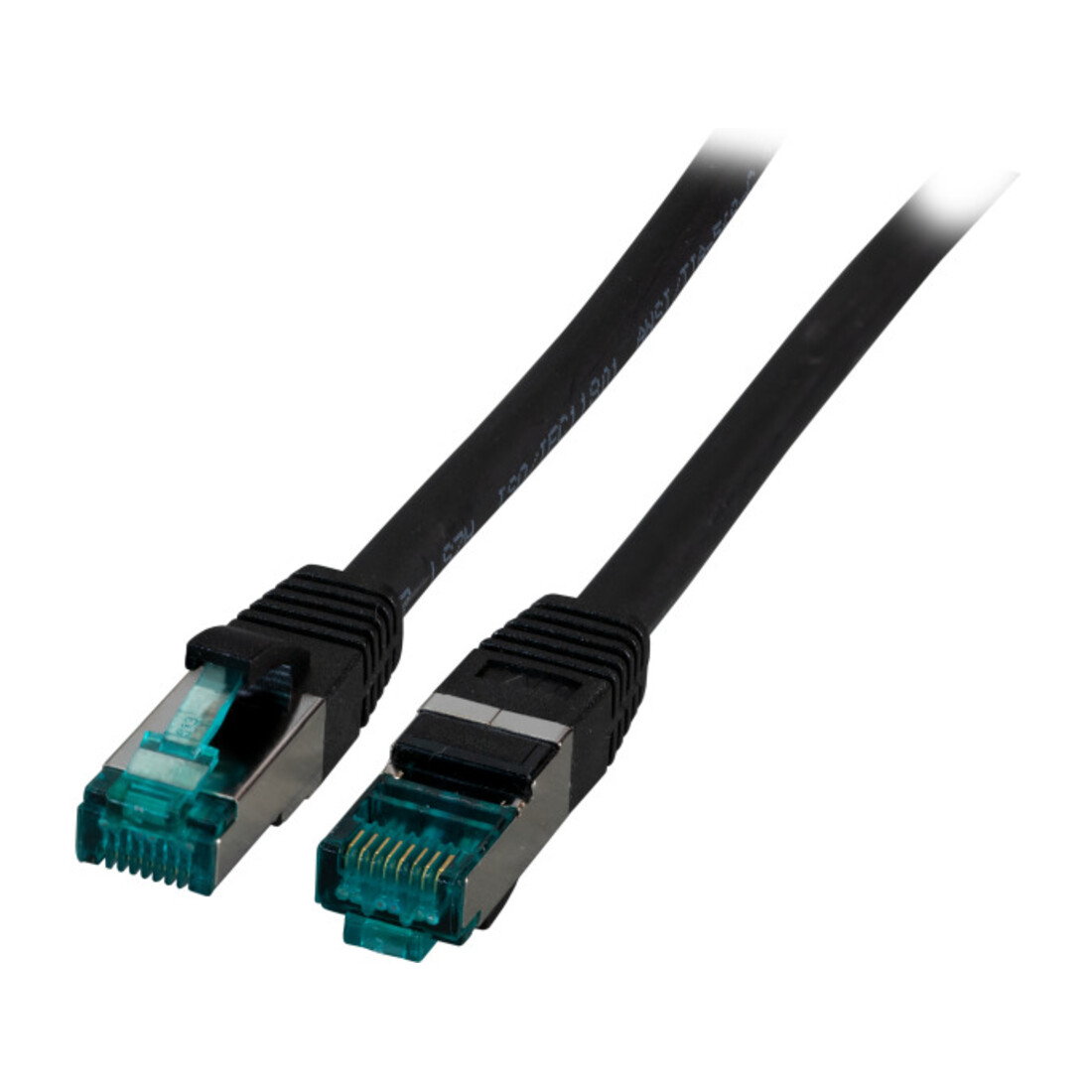 EFB-Elektronik Patchkabel Cat.6A S/FTP RJ45 EC6000A 0.25m sw