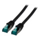 EFB-Elektronik Patchkabel Cat.6A S/FTP RJ45 EC6000A 15m sw-1