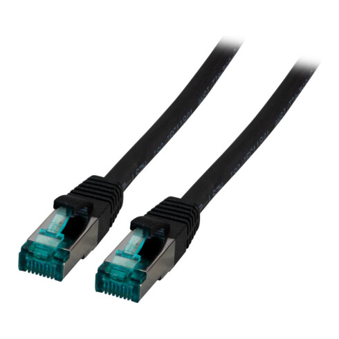 EFB-Elektronik Patchkabel Cat.6A S/FTP RJ45 EC6000A 15m sw