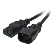 EFB-Elektronik Rallonge de câble prise-fiche, noir EK503.1-1