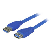 EFB-Elektronik Rallonge USB A-A 3,0 m USB 3.0 noir K5237.3-5