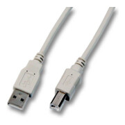EFB-Elektronik USB-Anschlusskabel A auf B 1,0m gr USB2.0 K5255.1-4