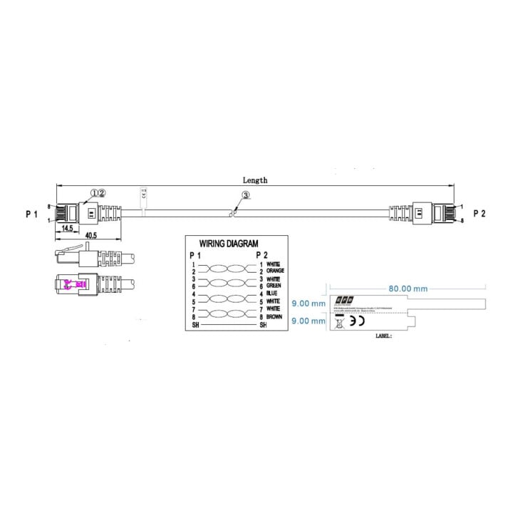 EFB Patchkabel Cat.6 2xRJ45 S/FTP 15m gr