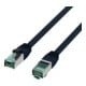 EFB Patchkabel Cat.6A S/FTP RJ45 EC6000A 1,5m sw