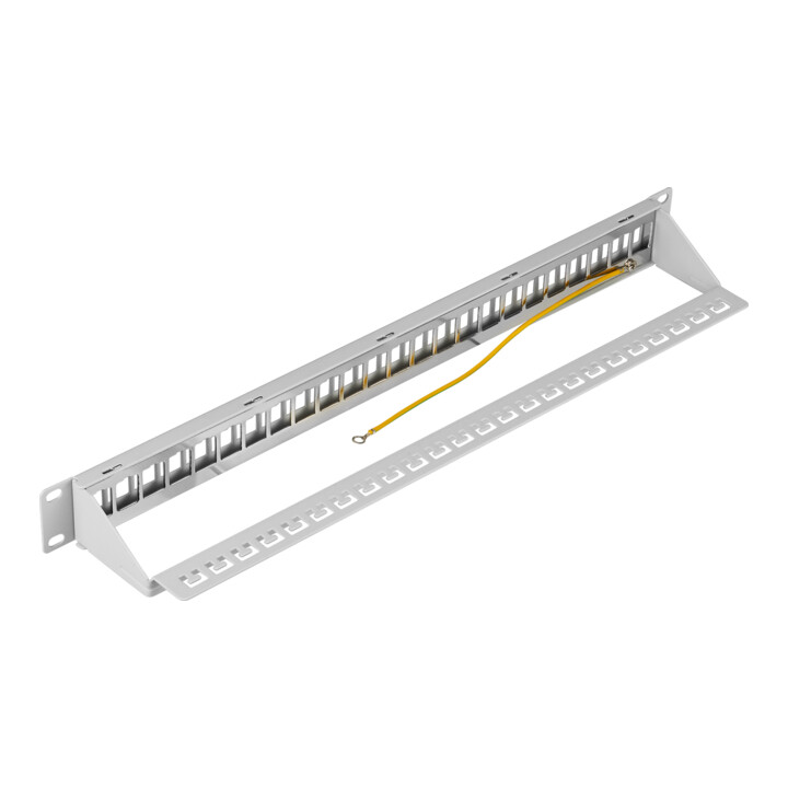 EFB Verteilerfeld 19" 1HE 24-Port RAL 7035 37578.1V2