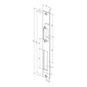 effeff ASSA ABLOY E-Türöffner 118.13 mit Flachschließblech 10-24V-4