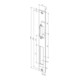 effeff ASSA ABLOY gâche électrique 118.13 avec plaque de fermeture plate 10-24V-4
