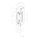 effeff ASSA ABLOY Ouvre-porte électrique 17E avec gâche plate 6-12V-2