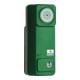 DENI EH-Gardien de porte préparé pour cylindre demi-profil vert laqué préalarme-1