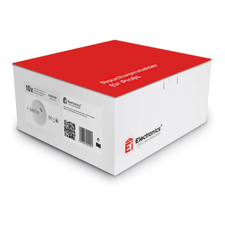 Ei Electronics Détecteur de fumée lisible, avec batterie Ei650i-10P (10 pcs)