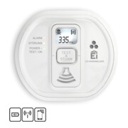 Ei Electronics Détecteur de monoxyde de carbone 10 ans batterie, radio + Ei208iDW-3XD-1