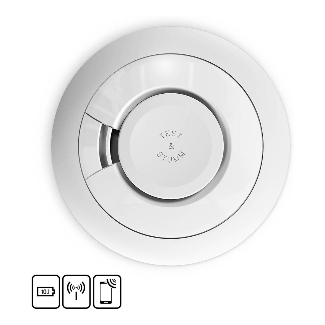 Ei Electronics Rauchwarnmelder m.APP Abfrage +Batt. Ei650iW-3XD