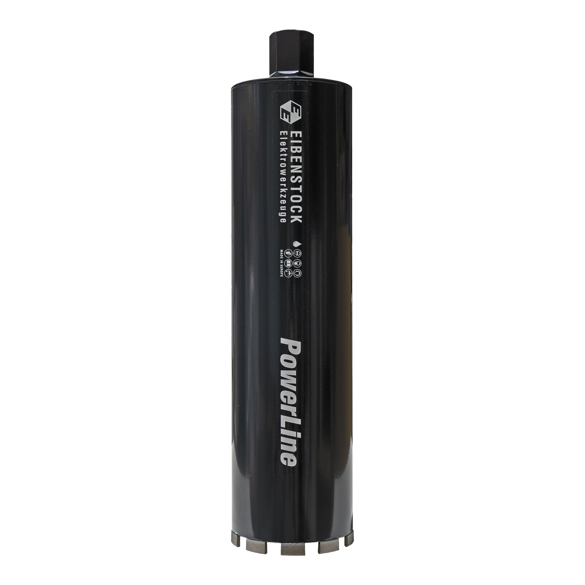 Eibenstock Diamant-Nass-Bohrkrone 1¼" PowerLine, Ø 127 mm, 450 mm Nutzlänge, 10Segmente