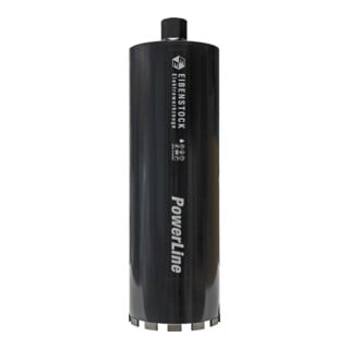 Eibenstock Diamant-Nass-Bohrkrone 1¼" PowerLine, Ø 162 mm, 450 mm Nutzlänge, 12Segmente