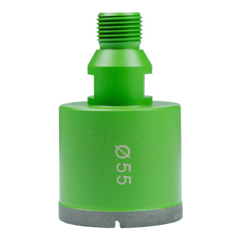 Eibenstock Diamant-Nass-Bohrkrone R½", Ø 55 mm, 40 mm Nutzlänge, Ring