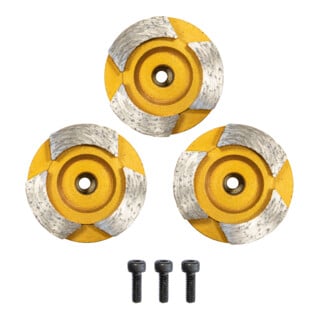 Eibenstock Diamant-Schleifteller Ø 44 mm 3er-Set Beton
