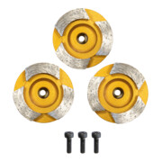Eibenstock Diamant-Schleifteller Ø 44 mm 3er-Set Beton