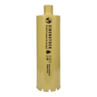 Eibenstock Diamant-Trocken-Bohrkrone Multi-Material TIMBER-PRO 1¼", Ø 122 mm, 350 mm Nutzlänge, 10 Segmente