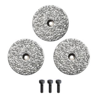 Eibenstock Hartmetall-Schleifteller Ø 44 mm (3er-Set)