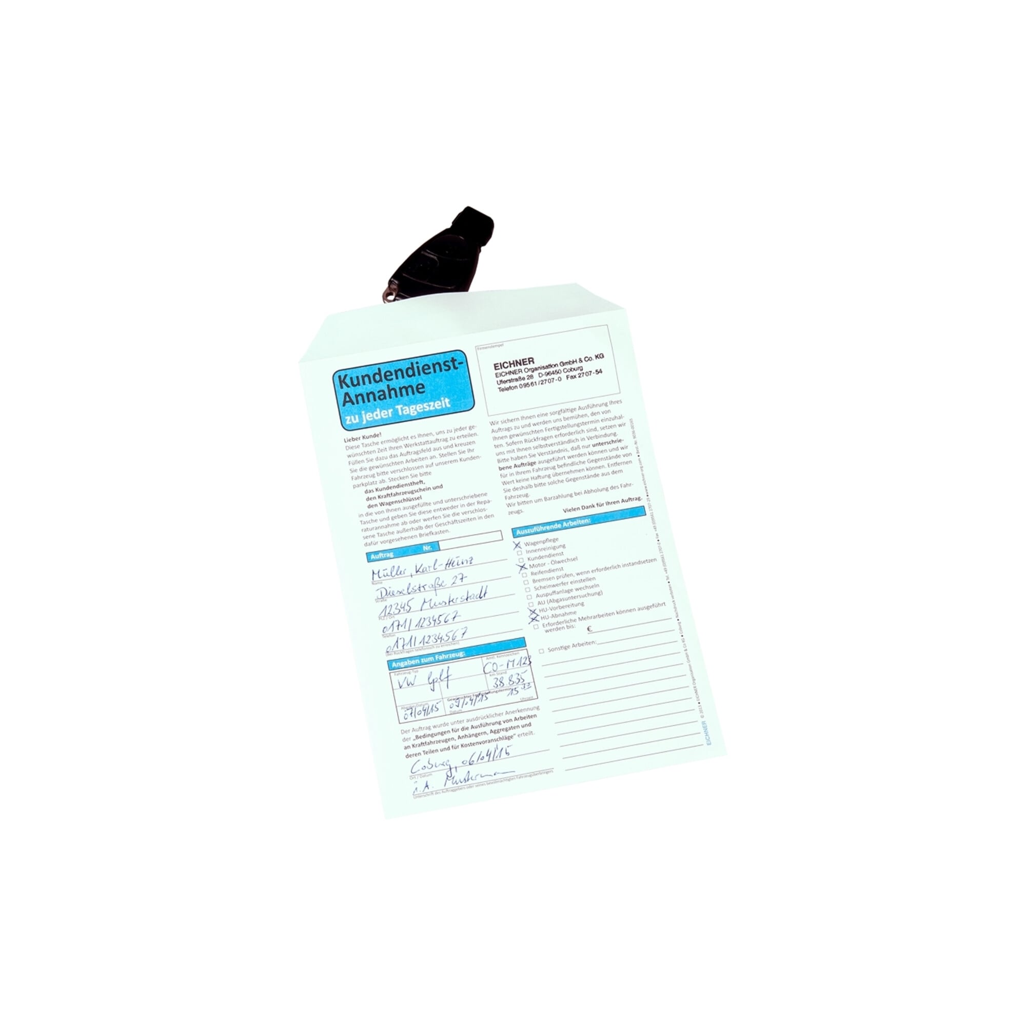 Eichner 24-Stunden Annahme-Tasche