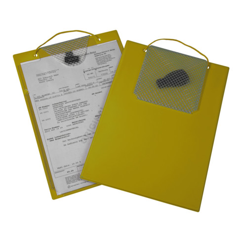 Eichner KFZ - Pochette de commande Turbo DIN A4 jaune, A4