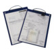 Eichner besteltas met klittenbandsluiting en 2 vakken DIN A4 blauw PU=10 st.-1