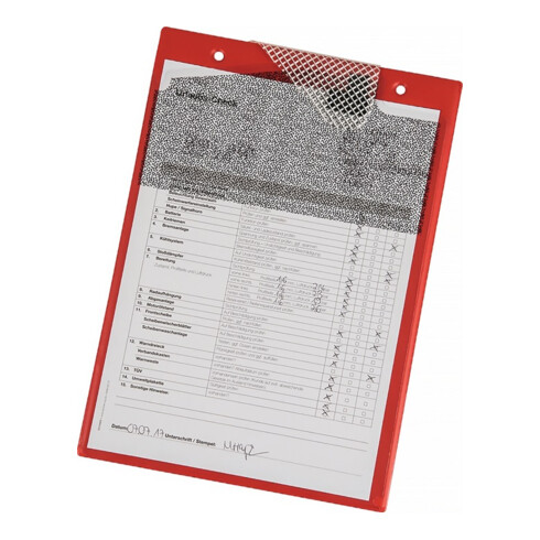 Eichner besteltas met klittenband, koord en 2 vakken DIN A4