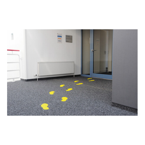 Eichner Bodenmarkierung Fußabdruck links+rechts