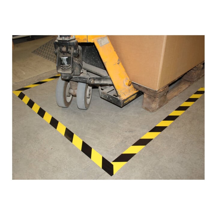 Eichner Bodenmarkierungsband einfarbig 50 mm x 33 m weiß