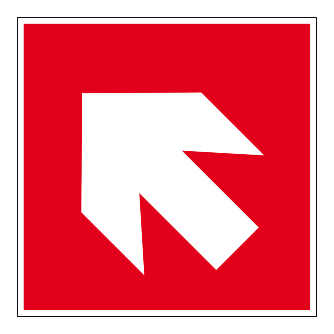 Eichner Brandschutzschild Richtungsangabe