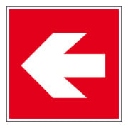 Eichner Brandschutzschild Richtungsangabe links/rechts
