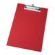 Eichner Cartella a clip, PVC A4 rosso, non stampata-1