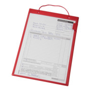Eichner Cartellina portadocumenti Edge rossa, A4, senza scomparto per le chiavi